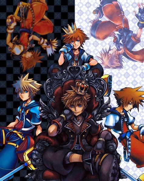 This Is A Wonderful Edit Sora The King 🗝💙 ———————————————— O Kingdom Hearts Art Kingdom