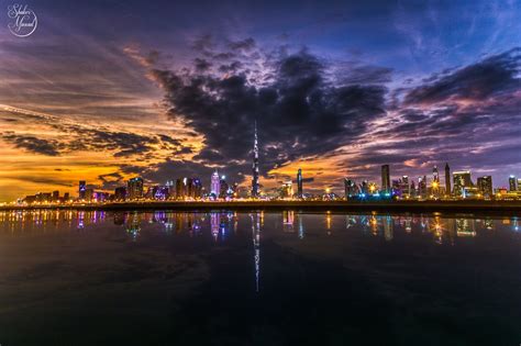 Lovely Sunset Dubai Sunset City View City