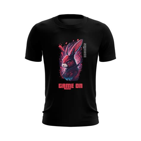 Gamer Bunny T Shirt Playtics