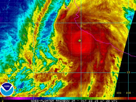 With 200 Mph Winds Hurricane Patricia Closes In On Mexico