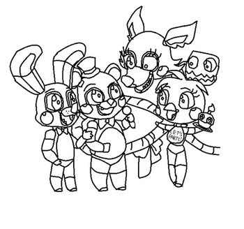 Coloring pages for kids fantastic free fnaf foxy and mangle printable nightmare. Mangle Coloring pages 🖌 to print and color