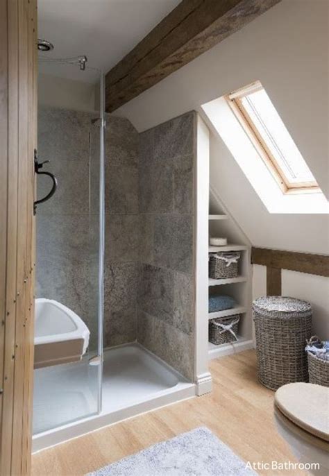 49 Cool Attic Bathroom Design Ideas Shelterness