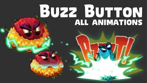 Buzz Button All Animations Plants Vs Zombies 2 1021 Youtube