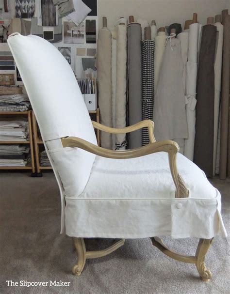 Chair covers & slipcovers : Casual Canvas Slipcovers for Formal French Chairs ...