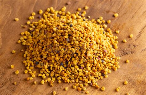 Pellets Of Yellow Bee Pollen Stock Photo Image Of Mineral Herbal