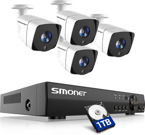 Smonet 8 Channel Security Camera Systemsfull Hd 1080p Indoor Outdoor