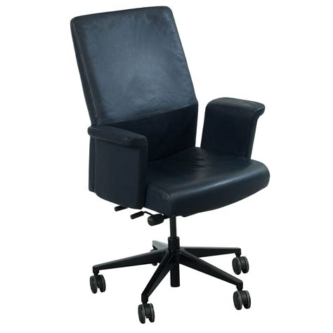 Computer and desk chair is a smart addition to any office space black bonded leather cushioned seat is easy to clean with a damp cloth we also offer leather chairs in a variety of aesthetic styles and colors, allowing you to make. Steelcase Siento Midback Leather Conference Chair ...