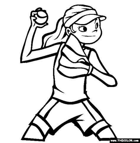 Coloring books for boys and girls of all ages. Sports Online Coloring Pages