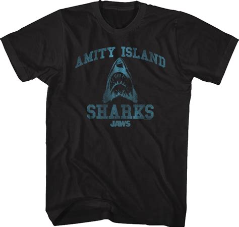 Amity Island Sharks Jaws T Shirt