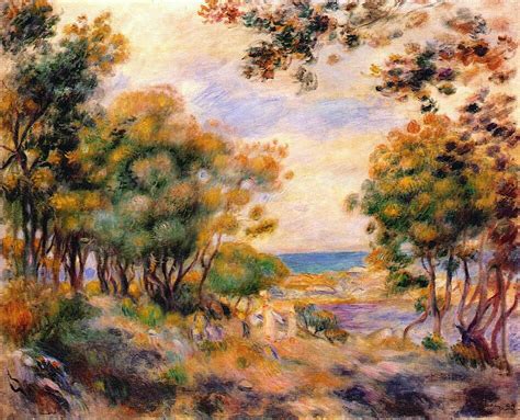 Landscape At Beaulieu 1899 Pierre Auguste Renoir