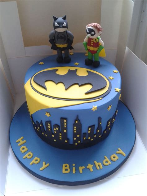 Batman Birthday Cake Decorations Acakea