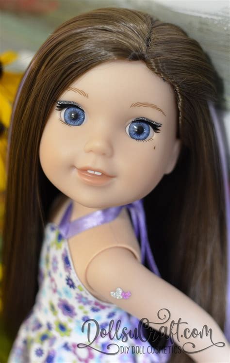 Wellie Wishers By American Girl Doll Removable Makeup Eyeliner Etsy