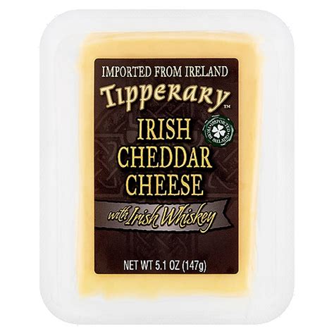 Tipperary Irish Cheddar Cheese With Irish Whiskey 51 Oz