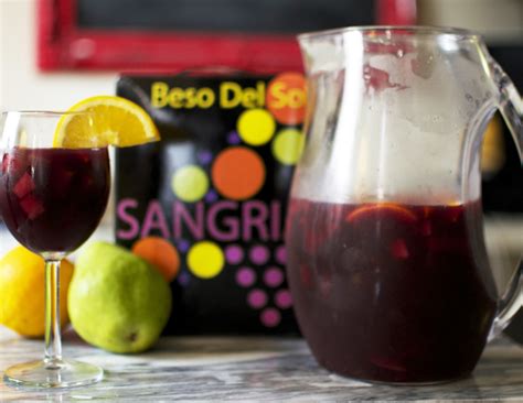 Beso Del Sol Sangria Review Recipe — The Glossier