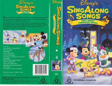Disney Sing Along Songs Very Merry Christmas Songs Vh