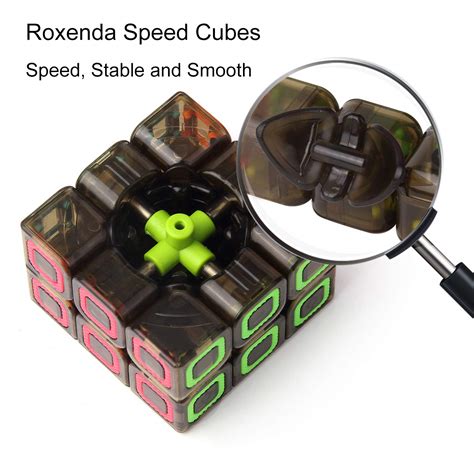 This cube set is tensionable and has no stalling corners. Roxenda Speed Cube Set, Magic Cube Set of 2x2x2 3x3x3 Cube ...