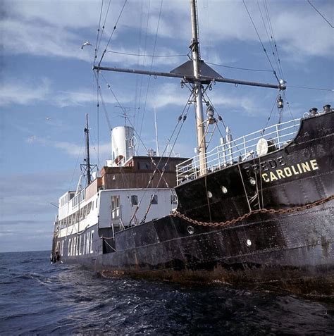 radio caroline pirate radio ship mv caroline anchored 4