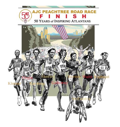 Finalists Revealed For Ajc Peachtree Road Race T Shirt Contest