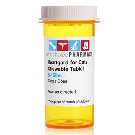 3 data on file at merial 4 campbell wc. Heartgard Rx for Cats, 5-15 lbs, Single