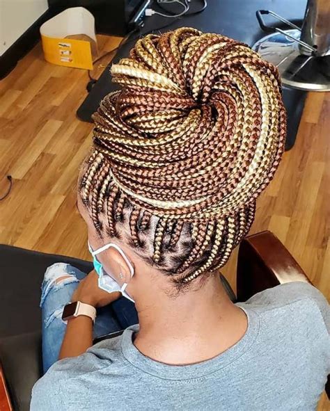 You can use box braids to create other hairstyles and you still have the ability to cleanse and oil your scalp. 70 Best Popular Box Braid Hairstyles 2020 - Braids ...