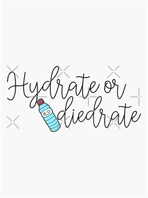 Hydrate Or Diedrate Sticker By Designsbymk Redbubble