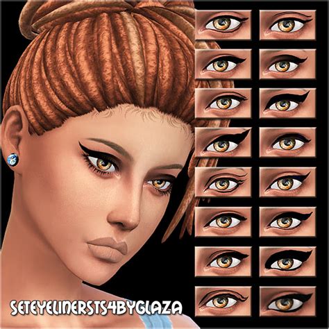 Eyeliner Set At All By Glaza Sims 4 Updates