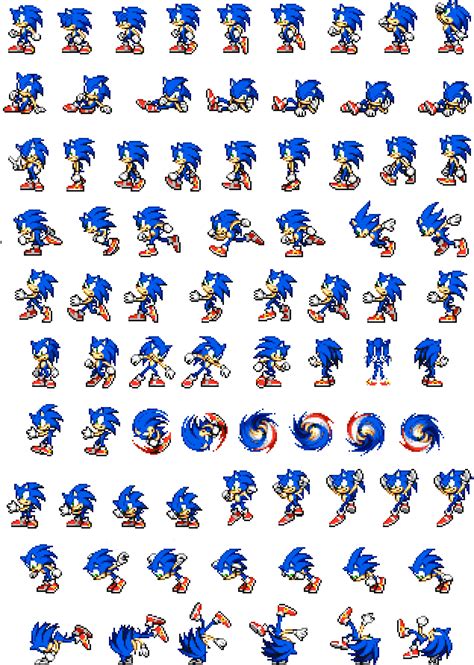 Sonic Mania Sprite Sheet Transparent Sexiz Pix