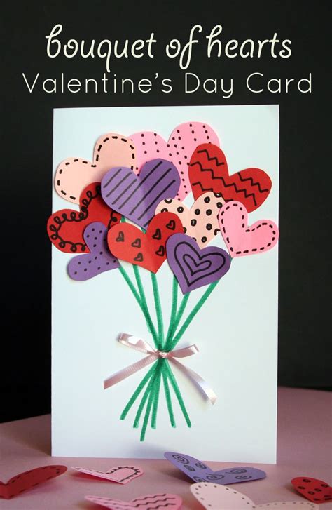 Bouquet Of Hearts Card For Valentines Day Make And Takes Valentine