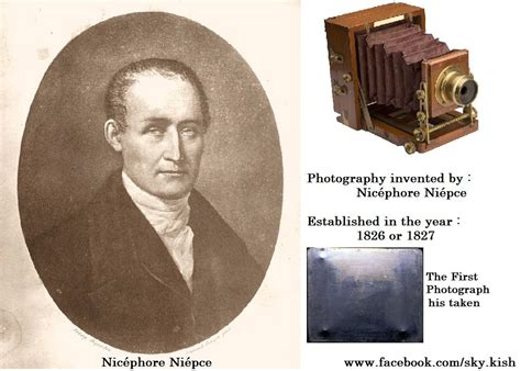Photography Invented By Nicéphore Niépce August Otto Year 1826 Or