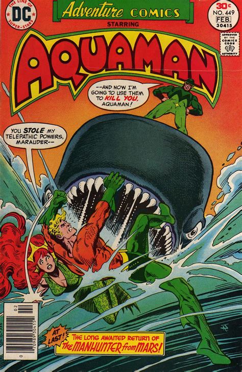 Aquaman And Mera In Adventure Comics Vol 1 449 Cover By Jim Aparo