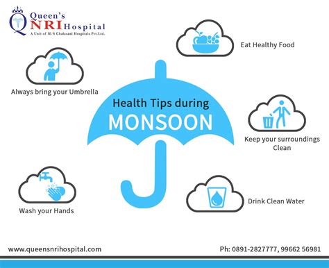 health tips during monsoon queen s nri hospital for more tips visit