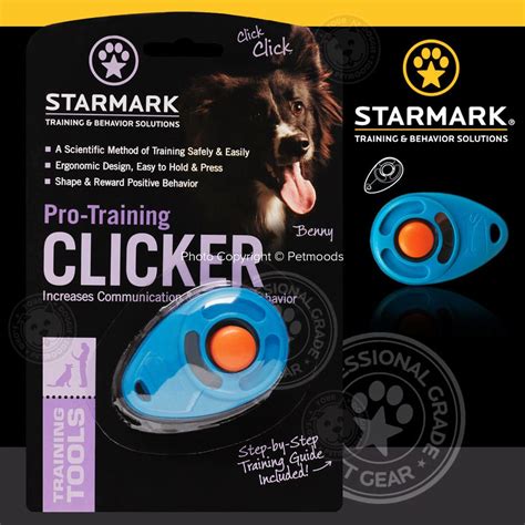 Starmark Pro Training Clicker Dog Trainer Puppy Command And Trick