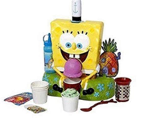 Spongebob Squarepants Deluxe Soft Ice Cream Server Toy Review Sno Cone Maker Nickelodeon
