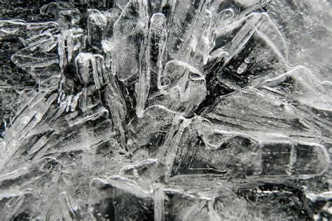 Close Up Of Cracked Ice Texture Copyright Free Photo By M Vorel