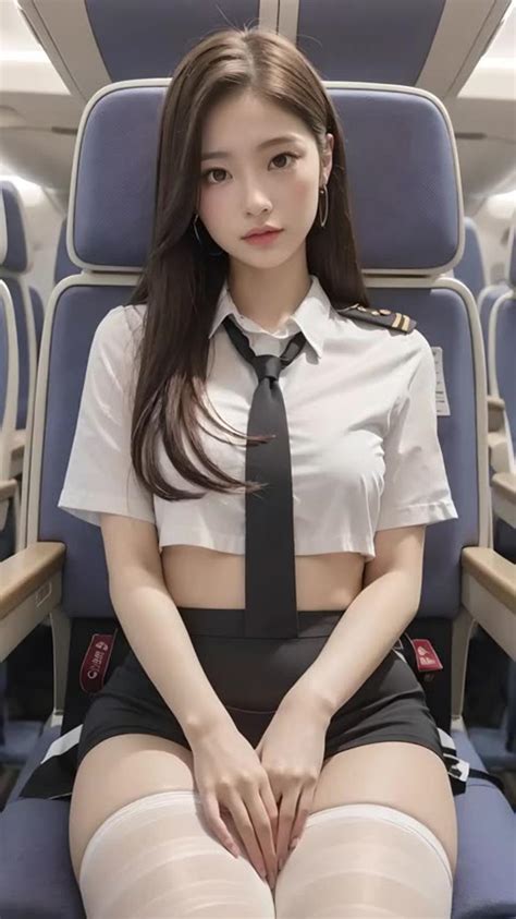 Airline Stewardess Spreading Legs One News Page Video