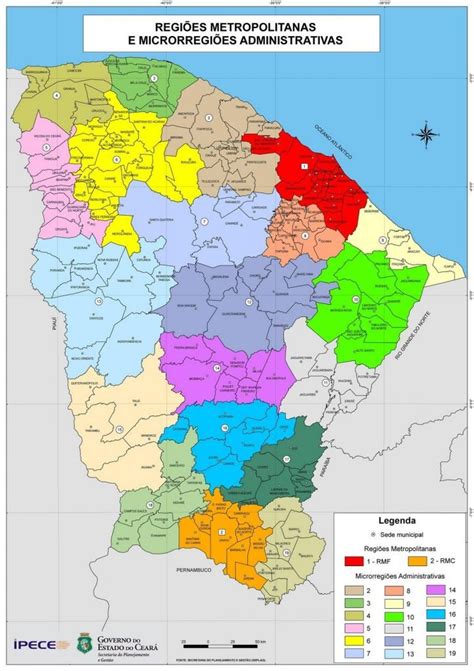 Blog Do Ary O Novo Mapa Político Do Ceará Está Sendo Montado