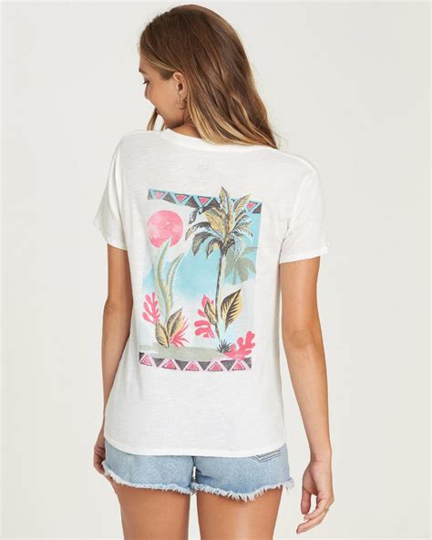 Graphic Tees And Tanks Billabong Womens Life In The Wild T Shirt Cool Wip