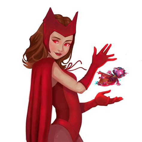 Wanda Bl4cklizard Scarlet Witch Marvel Marvel Female Characters