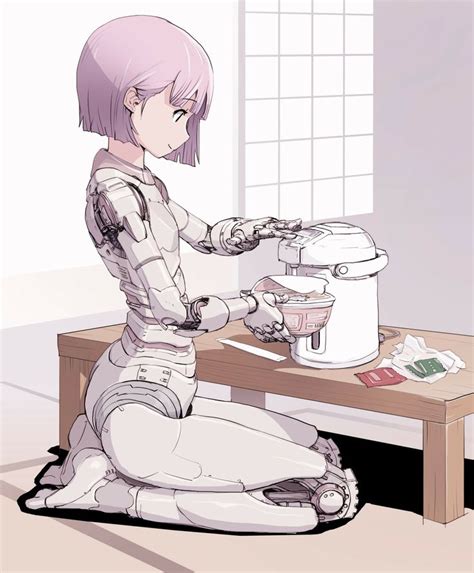 Pin By Sylvan On Robot Girl 2 Cyborg Anime Robot Girl Cyborgs Art