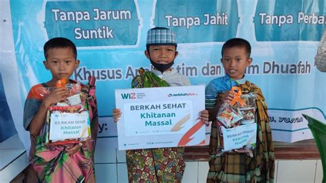 WIZ Bersama Khitan Lem Nusantara Gelar Sunatan Massal Untuk Dhuafa