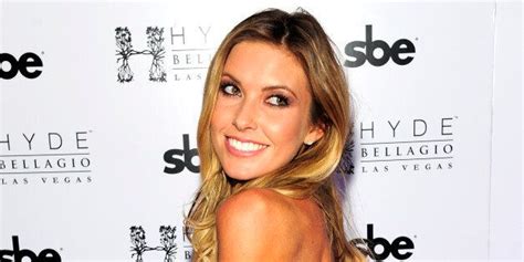 Audrina Patridge Works It In A Sexy Leather Dress Huffpost