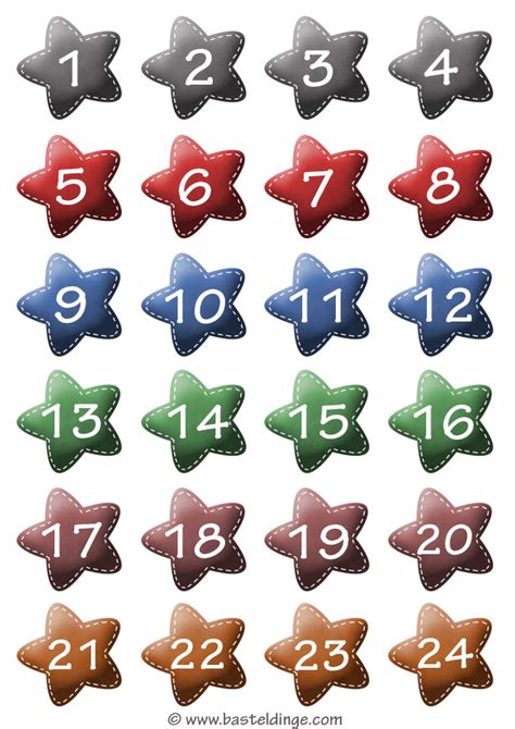 Ein schatz für eine ganz besondere zeit, wunderschön illustriert von eve tharlet. Weihnachtsmotive Adventskalender Zahlen zum ausdrucken - Basteldinge