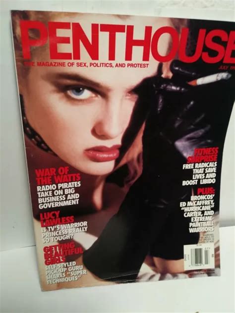 Penthouse July Melissa Ludwig Lucy Lawless Magazine M