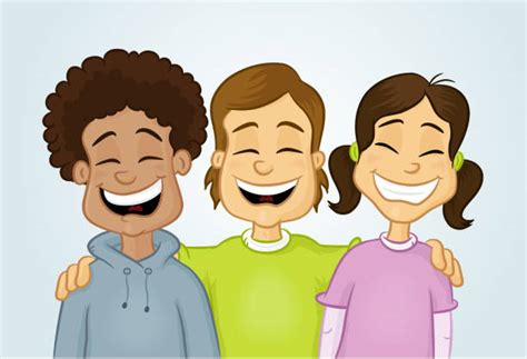Friends Laughing Clip Art Vector Images And Illustrations