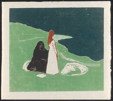 Edvard Munch Two Women On The Shore R Museum