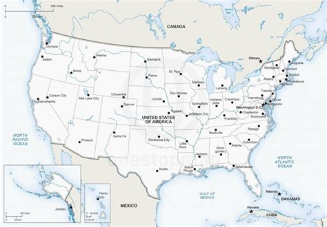 United States Political Map Printable Map Images And Photos Finder