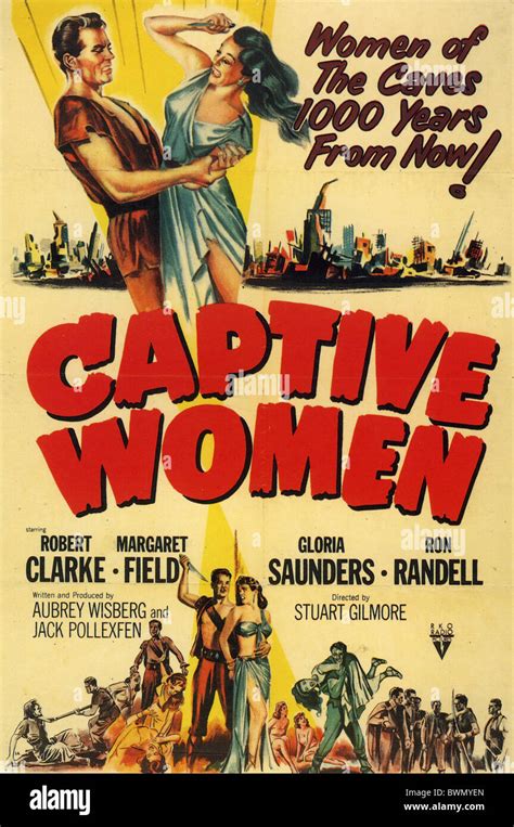 Captive Women Poster For 1952 Rko Film With Ron Randell And Gloria