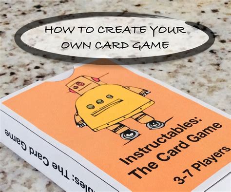 Fotor's business card maker allows you design customized business card online easily and quickly. How to Make Your Own Card Game : 7 Steps - Instructables