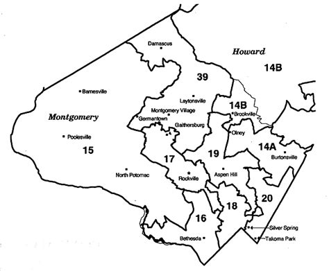 Montgomery County And Howard County Maryland Legislative Election