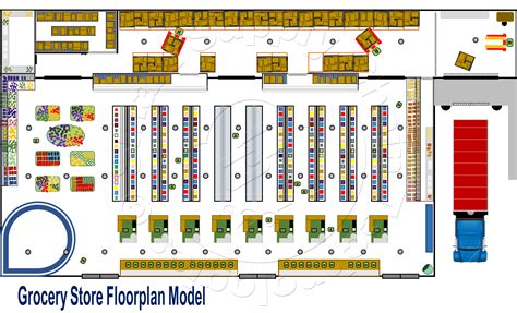 Grocery Store Floor Plan Layout Floorplans Click